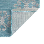 Veranda Vega Transitional Rug // Aqua (2'7"L x 7'3"W)