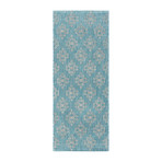 Veranda Vega Transitional Rug // Aqua (2'7"L x 7'3"W)