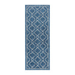 Veranda Villa Transitional Rug // Indigo (2'7"L x 7'3"W)