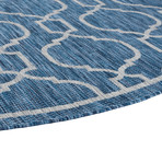 Veranda Villa Transitional Rug // Indigo (2'7"L x 7'3"W)