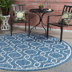 Veranda Villa Transitional Rug // Indigo (2'7"L x 7'3"W)