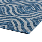 Veranda Varuca Contemporary Rug // Indigo (2'7"L x 7'3"W)