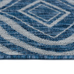 Veranda Varuca Contemporary Rug // Indigo (2'7"L x 7'3"W)