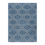 Veranda Varuca Contemporary Rug // Indigo (2'7"L x 7'3"W)