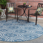 Veranda Varuca Contemporary Rug // Indigo (2'7"L x 7'3"W)