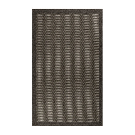 Serenity Largo Modern Rug // Black (2'4"L x 10'9"W)