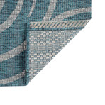 Veranda Varya Transitional Rug // Aqua (2'7"L x 7'3"W)