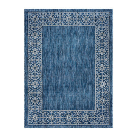 Veranda Varrock Traditional Rug // Indigo (2'7"L x 7'3"W)