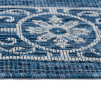 Veranda Varrock Traditional Rug // Indigo (2'7"L x 7'3"W)