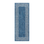 Veranda Varrock Traditional Rug // Indigo (2'7"L x 7'3"W)