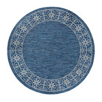 Veranda Varrock Traditional Rug // Indigo (2'7"L x 7'3"W)