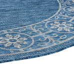 Veranda Varrock Traditional Rug // Indigo (2'7"L x 7'3"W)