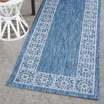 Veranda Varrock Traditional Rug // Indigo (2'7"L x 7'3"W)