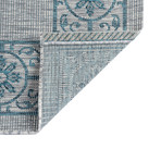 Veranda Varrock Traditional Rug // Teal (2'7"L x 7'3"W)