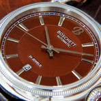Boschett Timepieces Legacy Automatic // Brown + Stainless Steel
