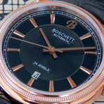 Boschett Timepieces Legacy Automatic // Black + Rose Gold