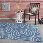 Veranda Varya Transitional Rug // Indigo (2'7"L x 7'3"W)