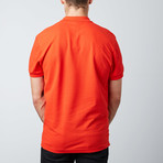 3-Star Patch Polo // Red (M)
