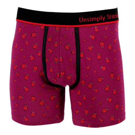 Lady Bugs Boxer Brief // Red Multi (S)