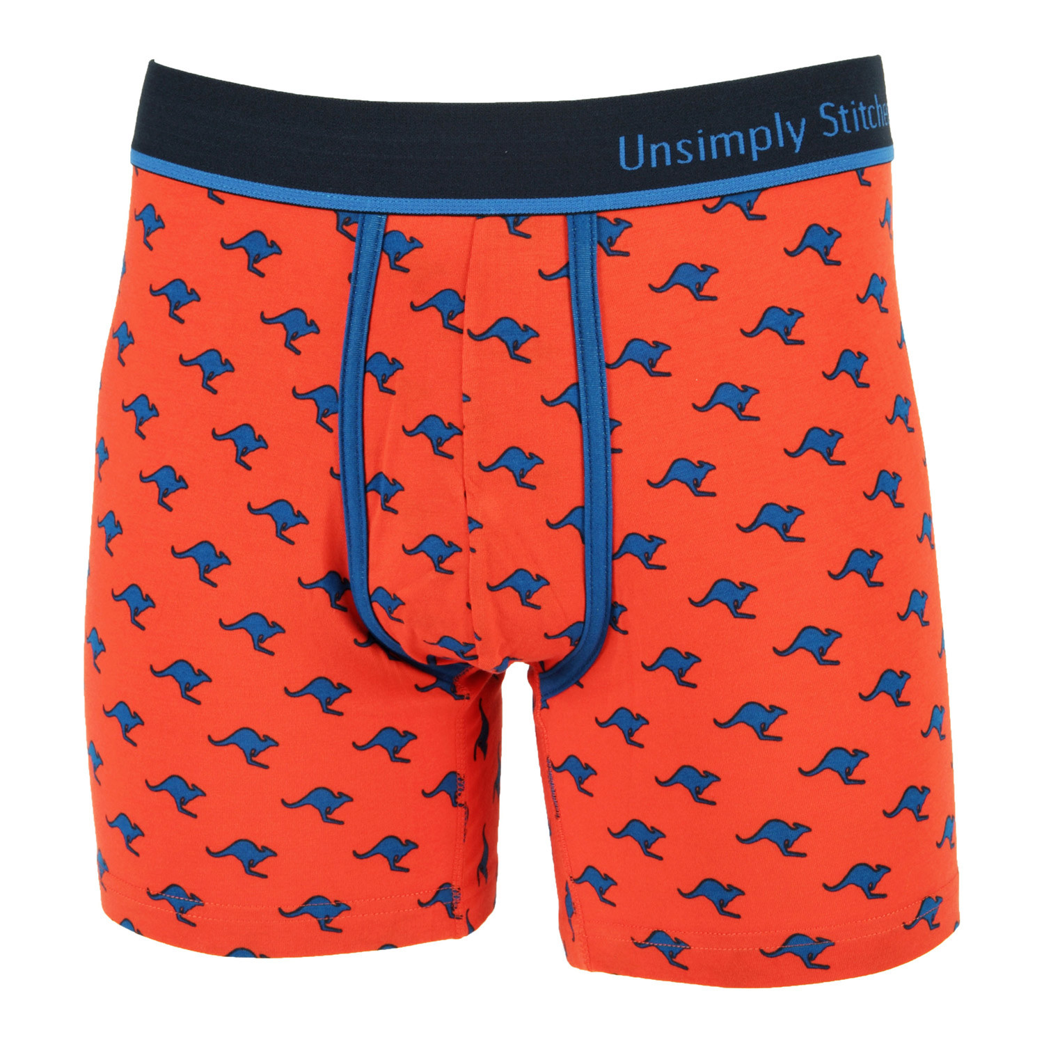Kangaroo Boxer Brief // Red + Blue (S) - Unsimply Stitched - Touch of ...