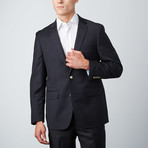 Tailored-Fit Classic Sports Jacket // Black (US: 38S)
