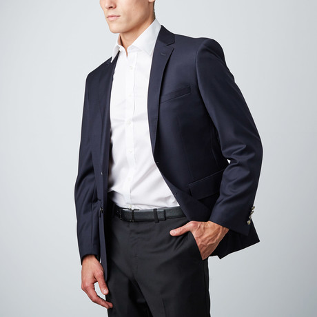 Tailored-Fit Classic Sports Jacket // Navy (US: 36S)