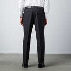 Tailored-Fit Tonal Plaid Suit // Black (US: 36R)