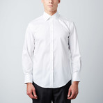 Slim Fit Button-Up Shirt // White (M)