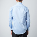 Slim Fit Button-Up Shirt // Light Blue (L)