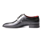 Perforated Toe Derby // Black (Euro: 39)