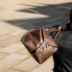 Classic Bag // Dark Brown (Black Interior)