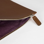 Classic Laptop Sleeve // Dark Brown (Black Interior)