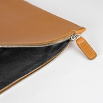 Classic Laptop Sleeve // Light Brown (Black Interior)