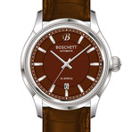 Boschett Timepieces Legacy Automatic // Brown + Stainless Steel