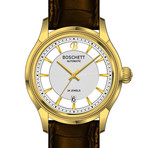 Boschett Timepieces Legacy Automatic // White + Yellow Gold