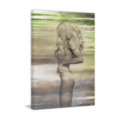 Blonde Doll // Wrapped Canvas (12"W x 18"H x 1.5"D)