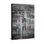 Babe in the City // Brushed Aluminum (12"W x 18"H x 1.5"D)
