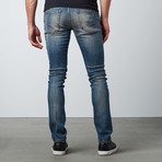 New York Slim Denim // Medium Sandblast Fade (29WX32L)