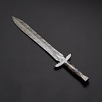 Damascus Steel Sword Knife // VK5228