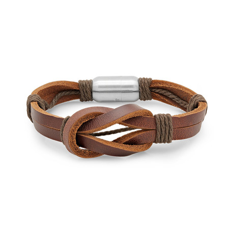 Knotted Bracelet // Brown