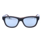 Fabric Texture Rounded Trapezoid // Black + Tortoise + Mirror