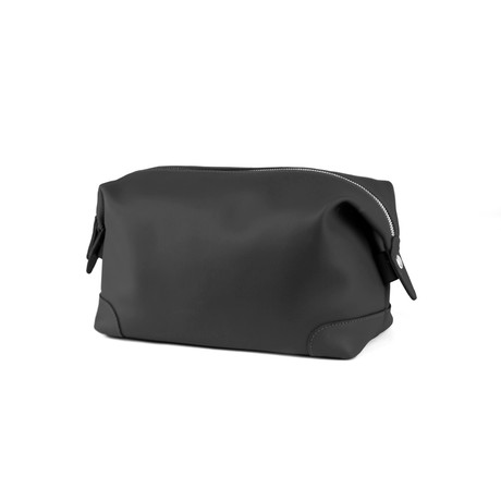 Soft Touch Beauty Case // Black (Black Interior)