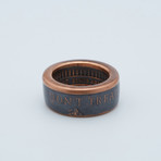 Don't Tread On Me Coin Ring // Copper (Size 9)