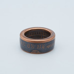 Don't Tread On Me Coin Ring // Copper (Size 9)