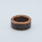 Liberty Or Death Coin Ring // Copper (Size 9)