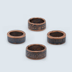 Ring Collection // Copper // Set Of 4 (Size 9)