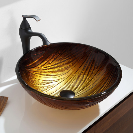 Midas Glass Vessel Sink