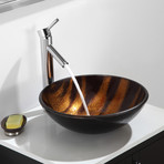 Bastet Glass Vessel Sink