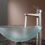 Virtus Single Hole Single-Handle Vessel Bathroom Faucet