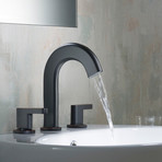 Ino 8" Widespread 2-Handle Bathroom Faucet + Custom Laminar Flow (Oil Rubbed Bronze)